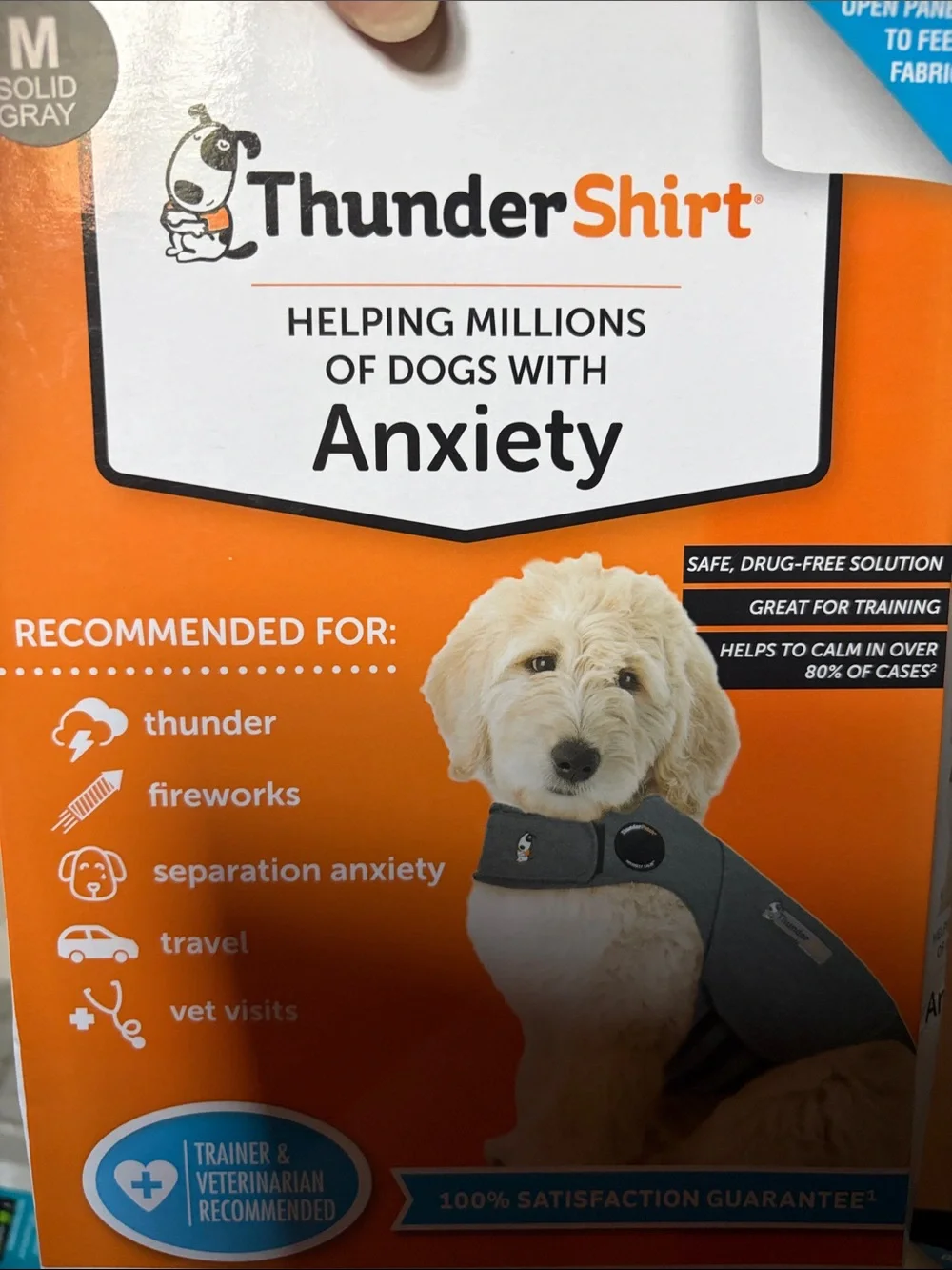 Thundershirt Gray Calming Dog Jacket for Anxiety Relief